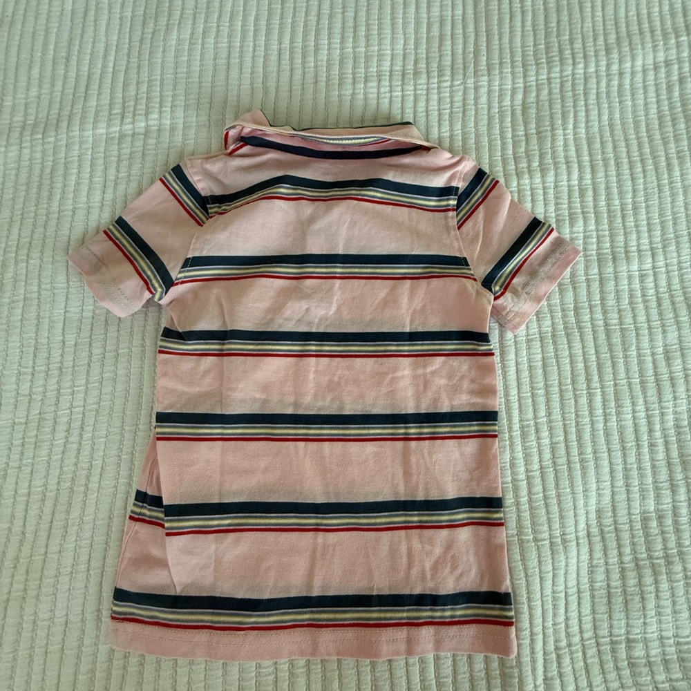 Carter's Pink Striped Polo Shirt